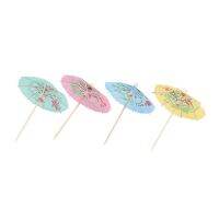 300 Mixed Paper Cocktail Umbrellas Parasols for Party Tropical Drinks Accessories