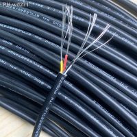 Electr Wire Tinned Copper 18AWG 2Core 3Core 5core 0.75 Sqaure PVC Usb Mouse Cable Connector Black Sheathed Wire Text Cable