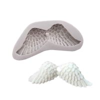 【✆New✆】 RTERT54634 Angel Wings 3d แม่พิมพ์ซิลิโคนฟองดองแม่พิมพ์เค้กเครื่องมือตกแต่ง Diy กัมเพสต์ถาดอบขนมคัพเค้กแม่พิมพ์ช็อคโกแลตกระดาษ