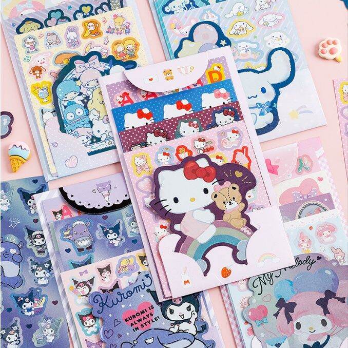 Japanese Sanrio member image DIY sticker pack cinnamoroll sticker set ...