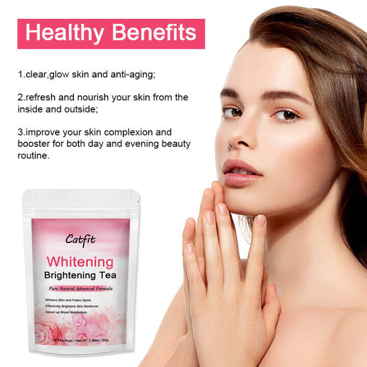 catfit-natural-whitening-brightening-tea-ปรับปรุงโทนสีผิวหมองคล้ำ-antioxidant-beauty-detox-ส่งเสริมการเผาผลาญ