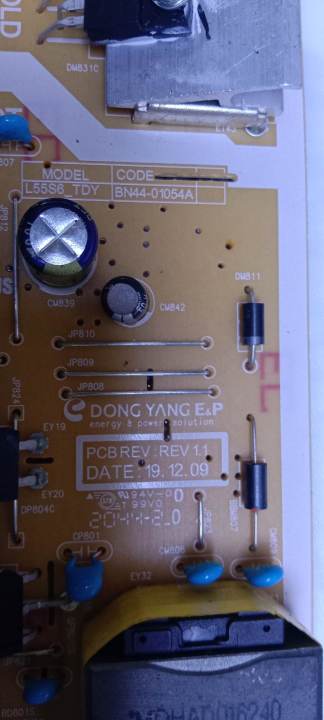 เพาเวอร์ซัพพลายทีวีซัมซุง-ua55tu8000kxmr-ua55tu8000kภาคจ่ายไฟทีวี