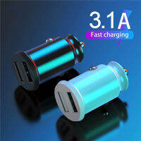 【การจัดส่งในประเทศไทย】ที่ชาร์จแบตในรถ Quick Charge QC3.0 3.1A 12V-24V การชาร์จอย่างรวดเร็วแบบ สองพอร์ต USB Type C อินเทอร์เฟซค่าใช้จ่าย