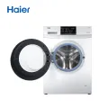 Haier เครื่องซักผ้าฝาหน้า Smart BLDC Inverter Drive ขนาด 8 KG รุ่น HW80-BP10829 (White). 