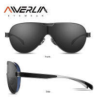 AIVERLIA Sunglasses Men Polarized Mens Glasses Man Sunglass Brand Design Mirror Lens Black Gold Oculos Masculino AI55