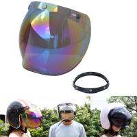 Motorcycles Helmet Visor Lens Windshield Replacement for 3-snap Vintage Helmet Bubble Visor Lens Drop Shipping