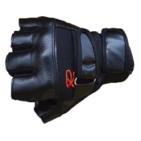 7-fifteen ถุงมือฟิตเนส ถุงมือยกน้ำหนัก Fitness Glove 1 คู่ รุ่น R (สีดำ)