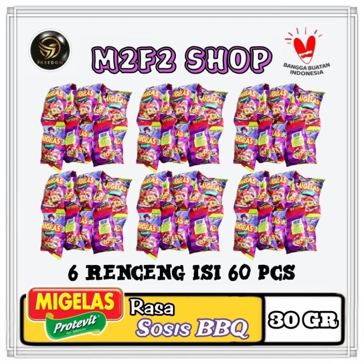 Migelas Protevit Mie Gelas Seduh Kuah Rasa Sosis Bbq Sachet 30 Gr