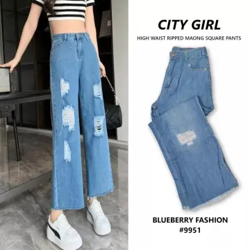 Buy Ripped Baggy Jeans Women online
