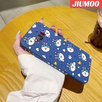 JIUMOO เคส S8ปลอกสำหรับ Samsung S8บวกเคสโทรศัพท์ซิลิโคนนิ่มลายกระต่ายดั้งเดิมดีไซน์ใหม่กระต่ายเคสลายขอบสี่เหลี่ยมเคสเคสกันกระแทกป้องกันเลนส์กล้องคลุมทั้งหมด