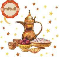 MITULI Eid Mubarak ติดผนังกันน้ำ,Hiasan Kamar นั่งเล่นตกแต่งฝาผนังเทศกาลตะวันออกกลางแบบทำมือสติ๊กเกอร์ติดพื้นหลังโซฟารูปพระจันทร์วอลล์เปเปอร์ดาวสติกเกอร์ศิลปะรูปลอกของว่างบนโต๊ะ