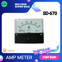 แอมป์มิเตอร์ แบบอนาล็อก AMP Current Meter DH-670 Gauge 4.8