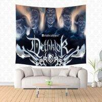 พรมแขวนผนัง Dethklok พรมส่วนตัวแขวนผนังตกแต่งผ้าห่มพรมติดผนังการตกแต่งบ้านเสื่อโยคะ