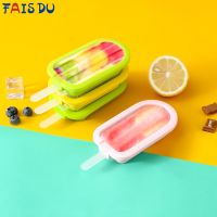 FAIS DU Stackable Ice Cream Mold Reusable Silicone Popsicle Molds With Lid and Stick DIY Homemade Party Ice Cube Kitchen Tools