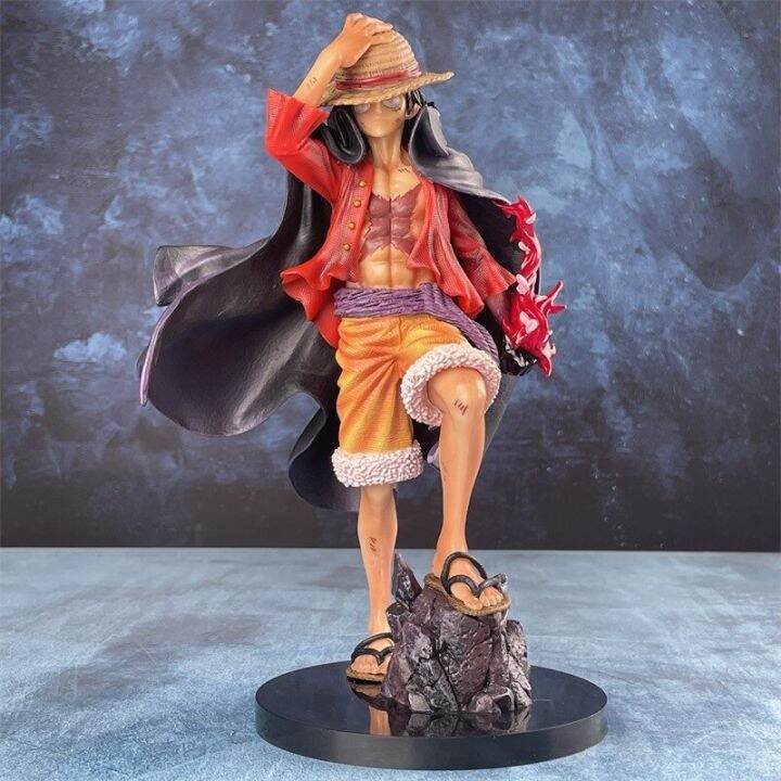 zzooi-25cm-one-piece-yonko-luffy-figure-4-emperors-gk-anime-figures-2-heads-pvc-action-figurine-statue-collectible-model-toys-gift