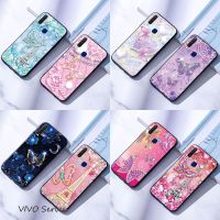 【Great. Cell phone case】  Y12 Vivo Y11 Y17 Y19 Y30 Y50 Y15 2020นิ่มผีเสื้อเพชร