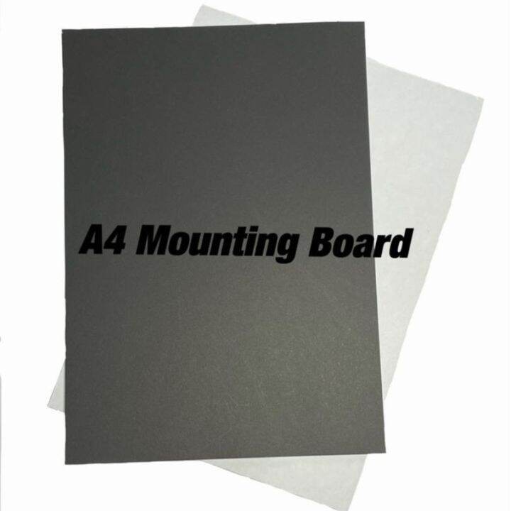A4 Black Colour Mounting Board (Price For 1 Pcs) Lazada