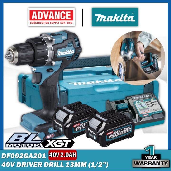 Makita DF002 | DF002GZ / DF002GA201 40Vmax Cordless Driver Drill 13MM ...