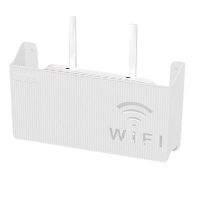 【CW】№✙  Wifi Router Storage Wall-mounted Boxes Hider Rack Cable Organizer Room