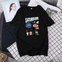 เสื้อยืดแขนสั้นพร้อมส่ง 10สี ลายการ์ตูน ขายดีตามเทรนต์ ลายน่ารัก สีสันสดใส่น่ารัก ใส่ได้ทั้งหญิงและชาย (S-3XL) ***ปลีก-ส่ง*** BK=627