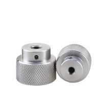 1Pcs M6 M8 M10 M12 Thumb Nuts With Side Hole Blind Hole Aluminum Frame Hand Tighten Flange Nut Step Knurled Thumb Nut Nails  Screws Fasteners