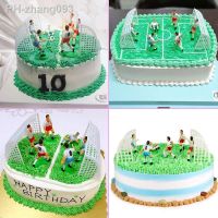 9pcs Soccer Game Football Cake Topper Decor Model Football Party Happy Birthday Party Supplies Children Party Decor Accessories