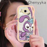 Chenyyyka J4ปลอกสำหรับ Samsung บวก2018 J4เคสการ์ตูนน่ารัก StellaLou แฟชั่นลายคลื่นขอบเคสโทรศัพท์แบบใสสีสันสดใสปลอกป้องกันเลนส์กล้องเคสนิ่มโปร่งใสซิลิโคนกันกระแทก