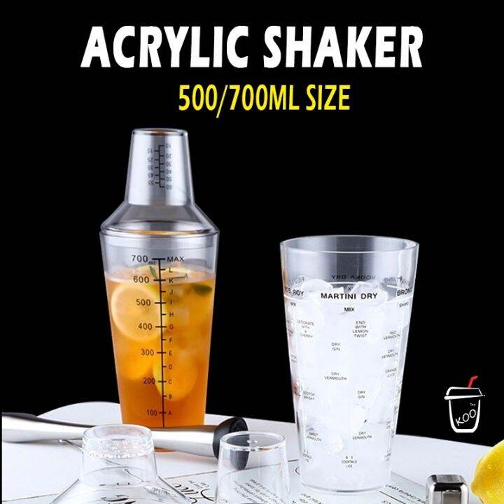 Milk Tea Shaker/Acrylic Boston Shaker For TeaCocktail Shaker/Juice Cup