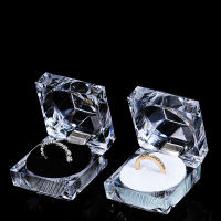 Earnail Stand Jewelry Box Gift Box Jewelry Storage Box Ring Box Acrylic Flower Box Acrylic Transparent Crystal Box