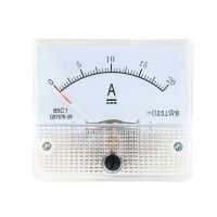 มาตรกระแสไฟฟ้าDCมิเตอร์แผงอนาล็อกAmp Meter Currentตัวชี้เกจประเภท0-20A