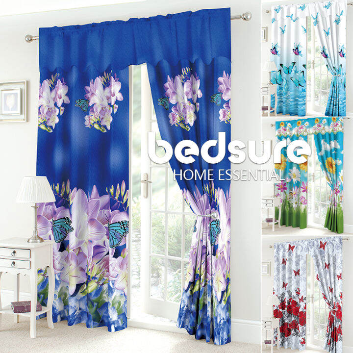 Bedsure Curtains Window Curtains Valance Kurtina 130x200CM Door Curtain