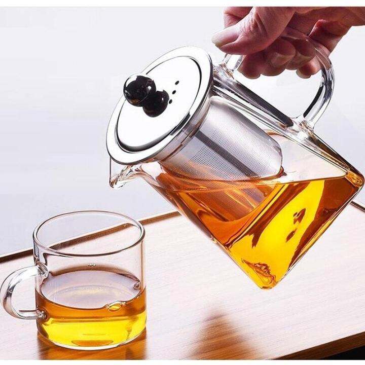 350ml-550ml-750ml-glass-sqaure-teapot-high-temperature-resistant-loose-leaf-flower-tea-coffee-pot-w-infuser-strainer-lid