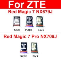 อะแดปเตอร์ถาดใส่ซิมการ์ดสําหรับ ZTE Nubia Red Magic 7 7 Pro NX679J NX709J Micro SD Card SIM Card Reader อะไหล่ซ่อม