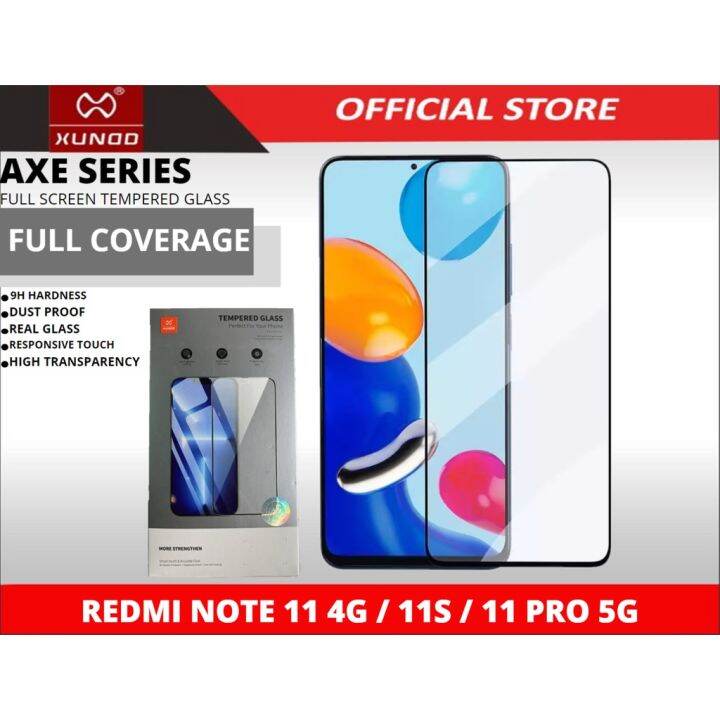 Xiaomi Redmi Note 11s 11 4g 11 Pro 5g Global Original Xundd Axe Full Tempered Glass Screen