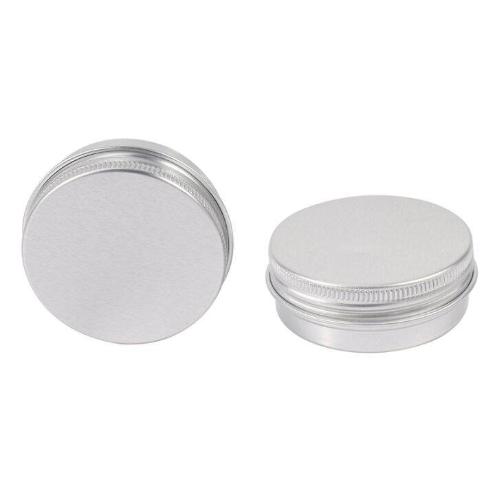 pack-of-10-balm-nail-art-cosmetic-cream-make-up-pot-lip-jar-tin-case-container-screw-capacity-empty-for-diy-cosmetics-beauty-products-30ml