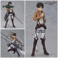 Figma ฟิกม่า Figure Action จาก Attack on Titan ผ่าพิภพไททัน Eren Jaeger เอเลน Ver แอ็คชั่น ฟิกเกอร์ Anime อนิเมะ การ์ตูน มังงะ ของขวัญ จากการ์ตูนดังญี่ปุ่น สามารถขยับได้ Doll ตุ๊กตา manga Model โมเดล