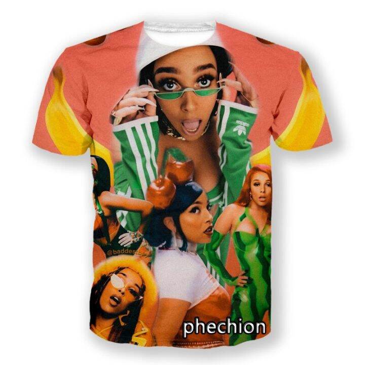 phechion-ใหม่แฟชั่นผู้ชาย-ผู้หญิง-doja-cat-3d-พิมพ์แขนสั้นเสื้อยืดลำลองกีฬา-hip-hop-ฤดูร้อน-t-เสื้อ-tops-s01