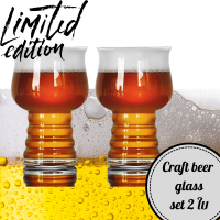 (2ใบ) แก้วเบียร์ Tulip craft BEER GLASS แก้ว แก้วเบียร์ แก้วเบียร์คราฟ คราฟเบียร์ แก้วค็อกเทล แก้วชา แก้วมินิมอล แก้วทรงยาว แก้วทรงสูง เบียร์วุ้น