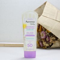 Aveeno ai weis baby infants face general mineral sunscreen SPF50 emulsion of physical isolation