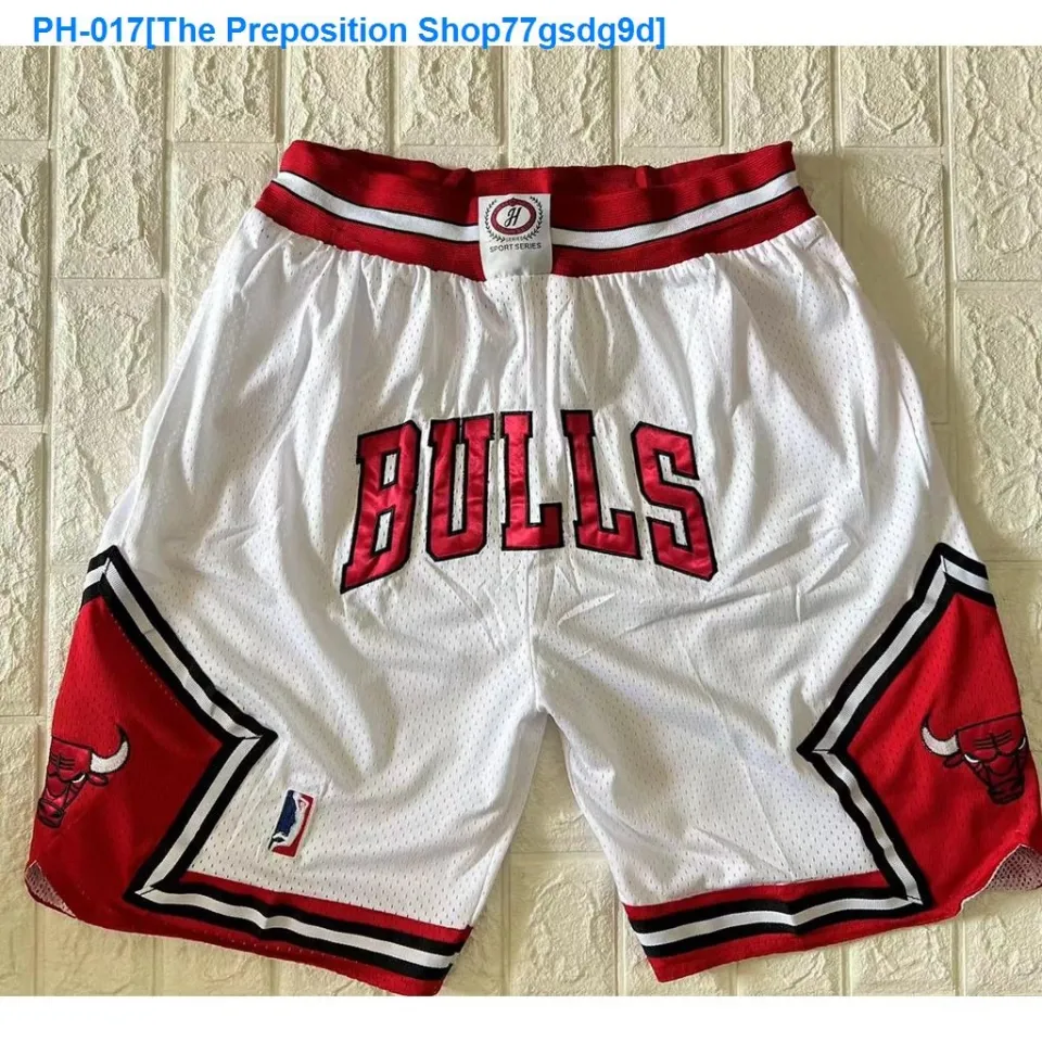 Mitchell & Ness Just Don Co-branded 1997 Chicago Bulls Retro Basketball  Shorts Men's Shorts #6