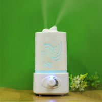 ?ล็อตใหม่ ? เครื่องพ่น​ หมอก​ควัน​ น้ำหอม 4 Color LED Aroma Silent Ultrasonic Cool Mist Humidifier Essential Oil Diffuser, White