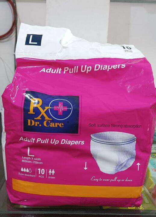 Dr. Care Pull Up Diaper 10's Large Lazada PH