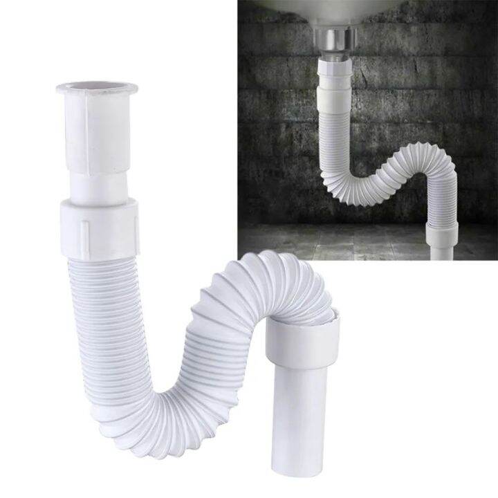 JYL Kitchen Sewer Pipe Flexible Bathroom Sink Drains Hose