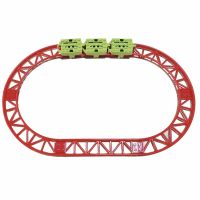 Limited Time Discounts Roller Coaster Rail Bow With Shaft /Edges MOC Part Building Block Train Toy Compatible 26022/25059/25061/34738/26560/26559/26021