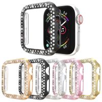 ✹✲ 5pcs Luxury Diamond Women PC Protect Cover for Apple Watch Case Series 6 SE 5 4 3 Bling Bumper 40mm 44mm 38mm 42mm Fhx-rg Shell