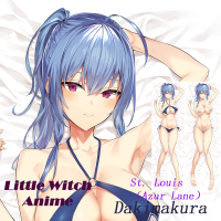 Dakimakura Anime St. Louis（Azur Lane）Double-sided Print Life-size Body Pillow Cover