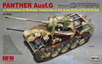 พลาสติก โมเดล ประกอบ  RFM สเกล1/35 Panther Ausf.G with full interior &amp; cut away parts &amp; workable track links