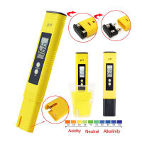 Protable Digital PH Meter Tester เครื่องวิเคราะห์รถยนต์ Aquarium Pool Water Wine Urine LCD Pen Monitor Phm PH Water Measurement