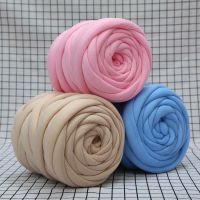 【YD】 250G 2CM Thick Cotton Yarn Churkey Tube Soft Washable Wool Rope Woven