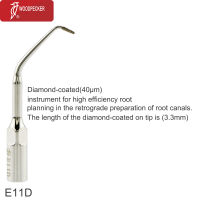 นกหัวขวานทันตกรรมอัลตราโซนิก Scaler รากการวางแผนเคล็ดลับ E11D